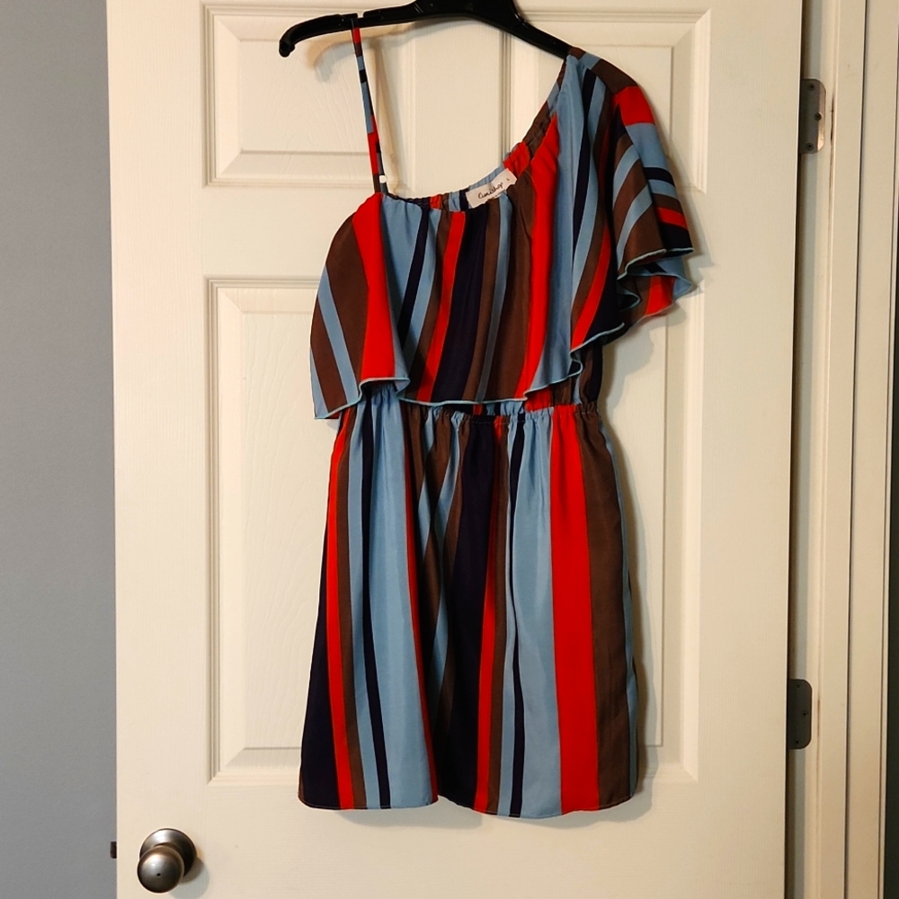 Women's one shoulder dress, size large
